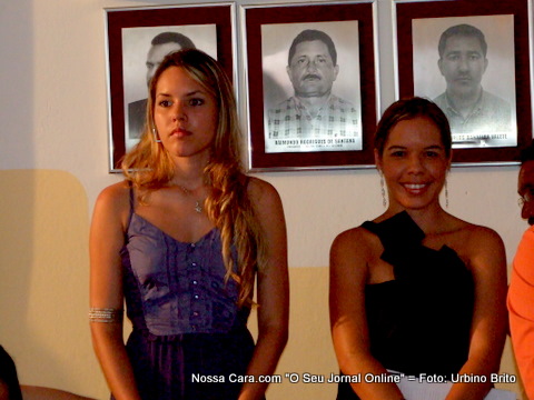 Georgia Cordeiro e Jackelinne Simões (assessora de impresa da prefeitura)