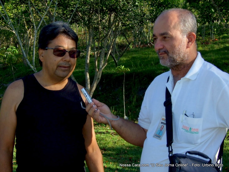 Ernane da Alternativa Brindes, que tamb&eacute;m &eacute; usu&aacute;rio do parque 