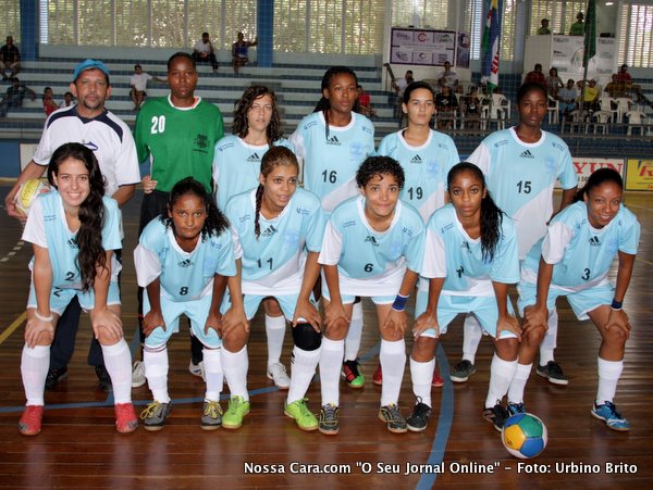 A equipe do ABF - Salvador que apesar de ter vencido o jogo foi vice campe&atilde;o por causa do saldo de gols da equipe de Eun&aacute;polis