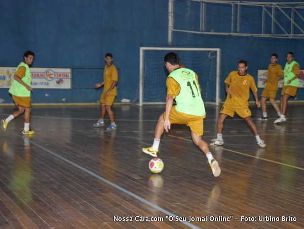 Treino coletivo ont&eacute;m a tarde