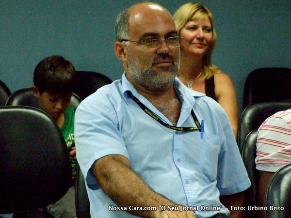 Wellington Santo, o novo diretor da Ciretran de Eunápolis que foi apresentando pelo vereador Lucas Leite