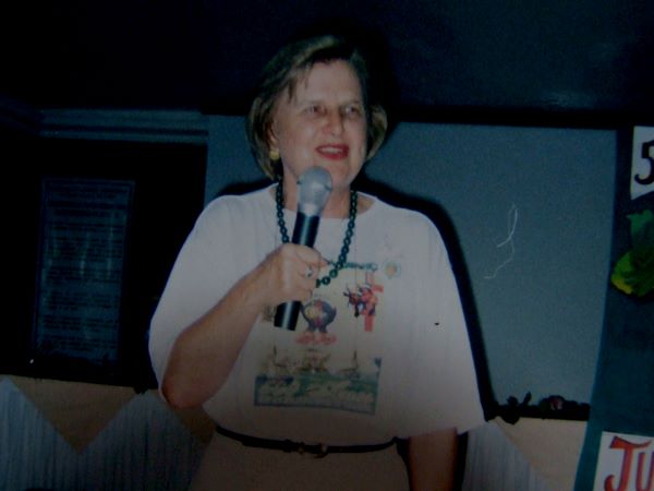 Dra. Zilda Arns quando esteve em Eunápolis em 1995