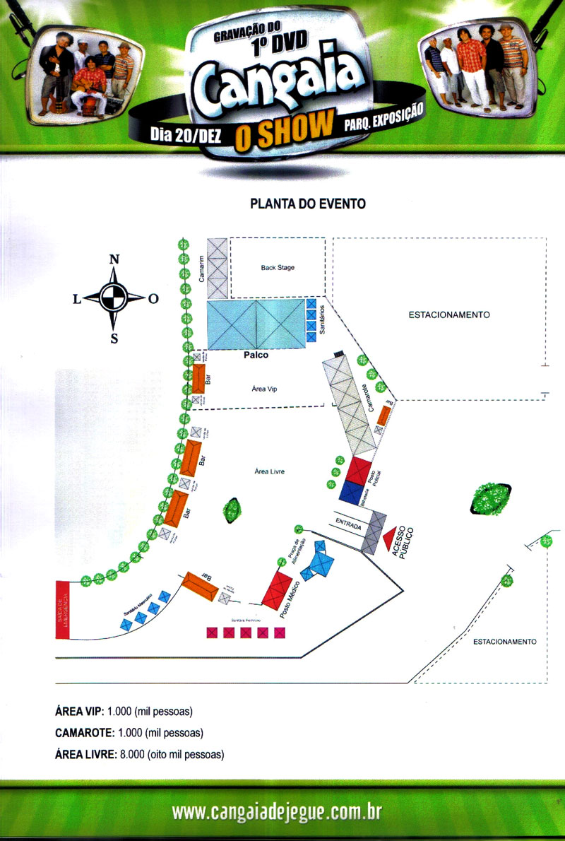 Local onde será realizado o evento