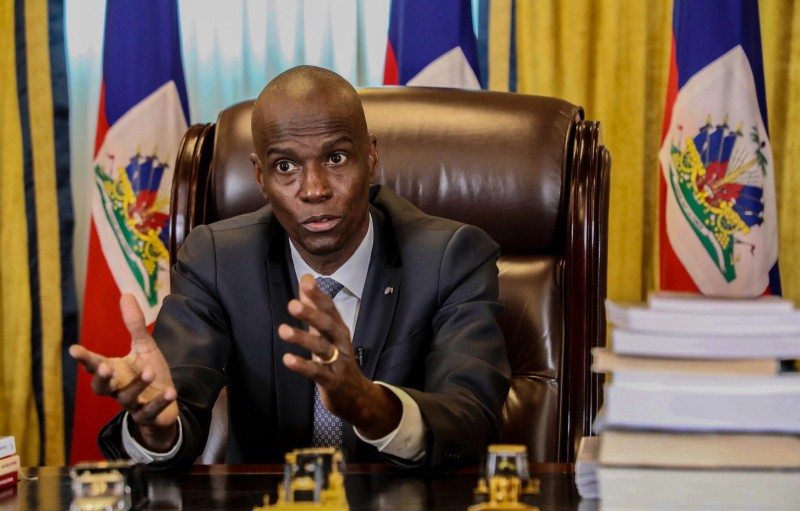 Foto: O presidente, Jovenel Moïse, em uma entrevista ao EL PAÍS, em fevereiro deste ano.