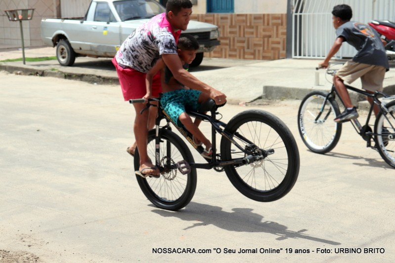 Fui em um evento de grau de bike 