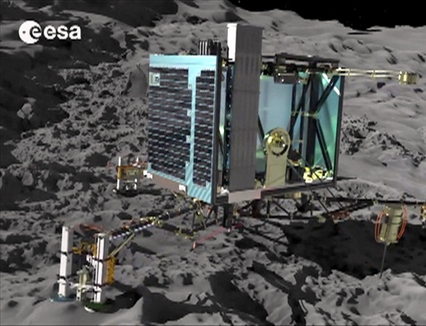 Imagem do rob� Philae, que vai coletar amostras do cometa 67P - Foto: ESA/BBC