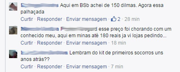 Donos de carros comentam o pre�o pago pelo extintor ABC e o fim da obrigatoriedade do equipamento nos carros  (Foto: Reprodu��o/Facebook)