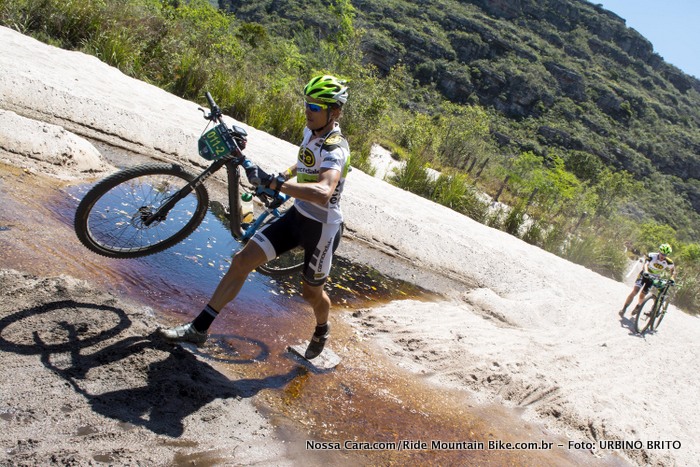 Lukas e Hugo venceram o pr�logo - Foto: Ney Evangelista / Brasil Ride