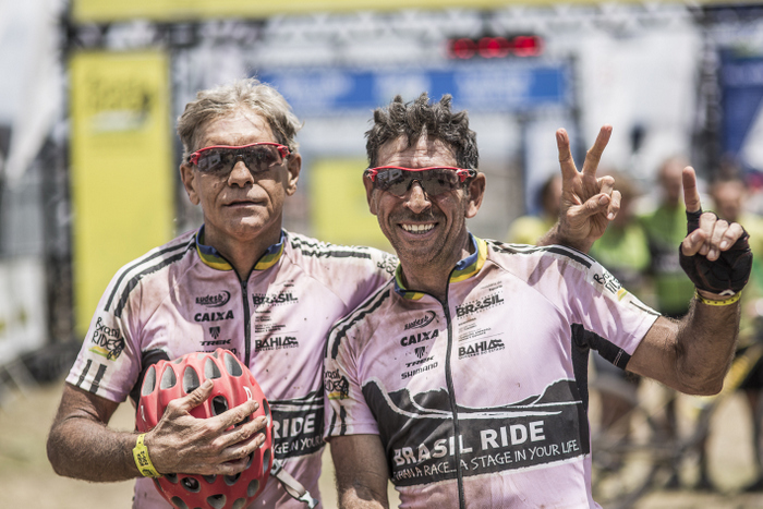 Paulo Vasconcelos e Heleno Borges, campe�es da Grand Master - Foto: Erik Coser / Brasil Ride