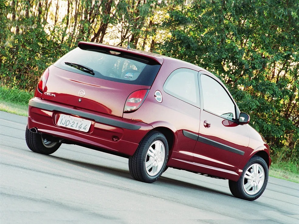 Chevrolet Celta foi lançado em setembro de 2000 - Foto: Divulgação