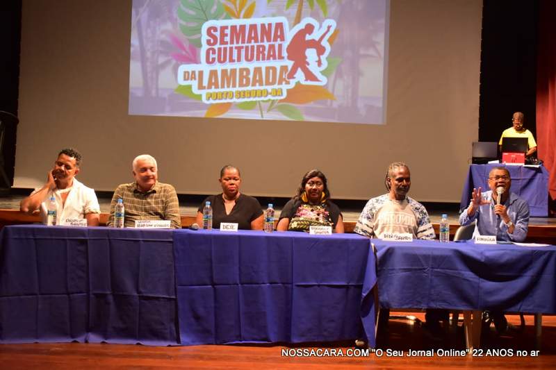 O Centro de Cultura de Porto Seguro também foi o reduto da Lambada e recebeu os mestres da Lambada para um bate-papo sobre o ritmo - Foto: Semana da Lambada